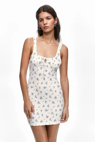 Robe Courte Froissée - Pull&Bear - Modalova