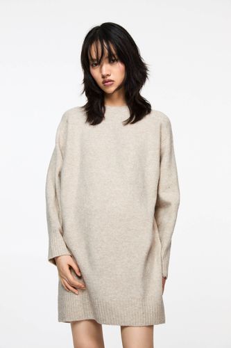 Robe Maille Manches Longues - Pull&Bear - Modalova