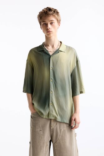 Chemise À Rayures À Manches Courtes - Pull&Bear - Modalova