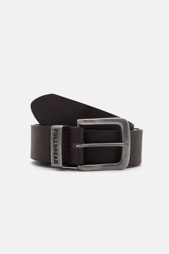 Ceinture Marron Texturée - Pull&Bear - Modalova