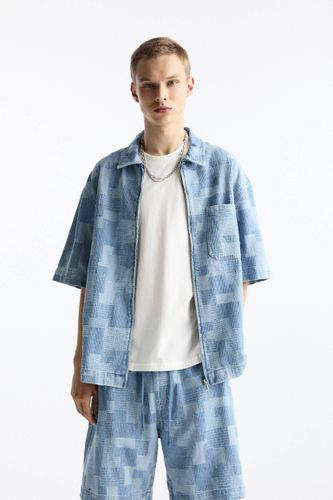 Chemise Manches Courtes Oversize - Pull&Bear - Modalova