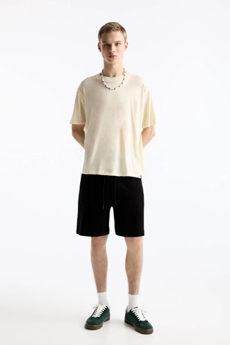 Bermuda Jogging Interlock - Pull&Bear - Modalova