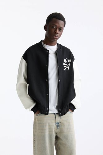 Blouson Bomber Varsity - Pull&Bear - Modalova