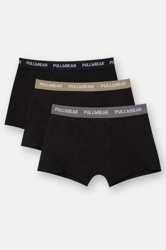 Lot 3 Boxers Avec Écusson P&B - Pull&Bear - Modalova