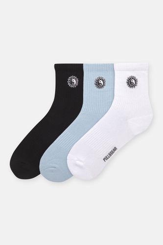 Lot 3 Paires Chaussettes Yin Yang - Pull&Bear - Modalova