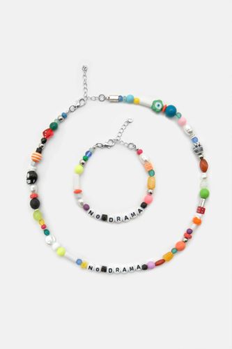 Lot Collier Et Bracelet De Perles Fantaisie - Pull&Bear - Modalova