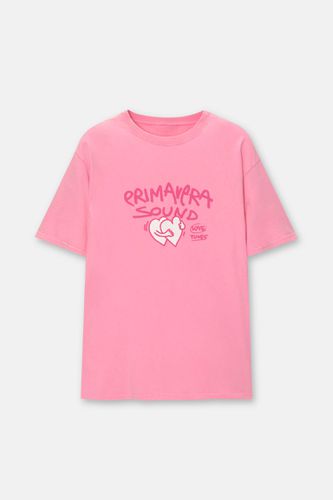 T-Shirt Rose Primavera Sound - Pull&Bear - Modalova