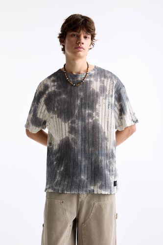 T-Shirt En Crochet Tie-Dye - Pull&Bear - Modalova