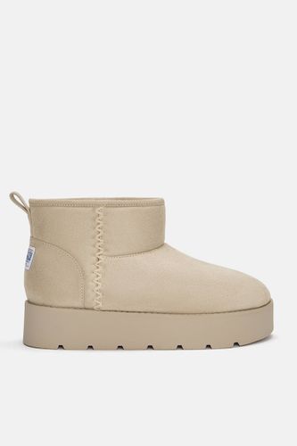 Bottines Plateforme Fourrure - Pull&Bear - Modalova