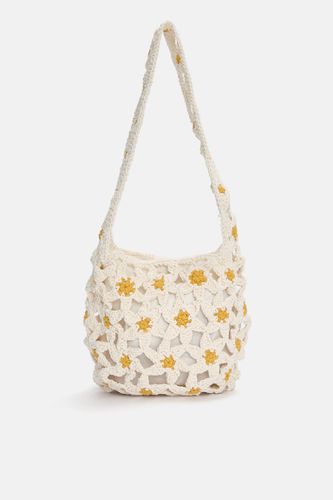 Sac Cabas En Crochet Fleuri - Pull&Bear - Modalova