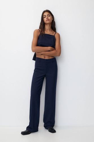 Pantalon Habillé Straight À Rayures Tennis - Pull&Bear - Modalova