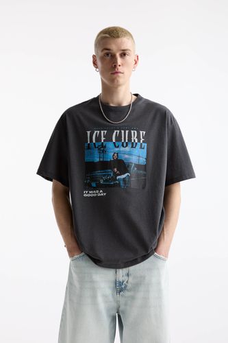 T-Shirt À Manches Courtes Ice Cube - Pull&Bear - Modalova