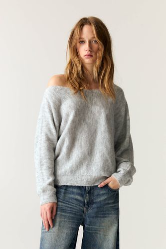 Pull Asymétrique En Maille Souple - Pull&Bear - Modalova