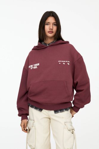 Sweat À Capuche Étoiles - Pull&Bear - Modalova