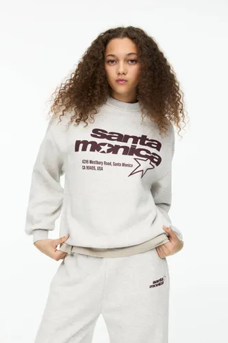 Sweat À Imprimé Universitaire - Pull&Bear - Modalova