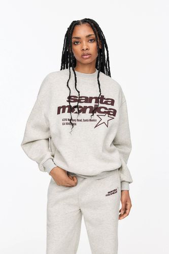 Sweat À Imprimé Universitaire - Pull&Bear - Modalova