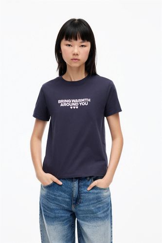 T-Shirt Cœurs - Pull&Bear - Modalova