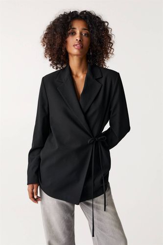 Blazer Oversize Avec Nœud Sur Le Côté - Pull&Bear - Modalova