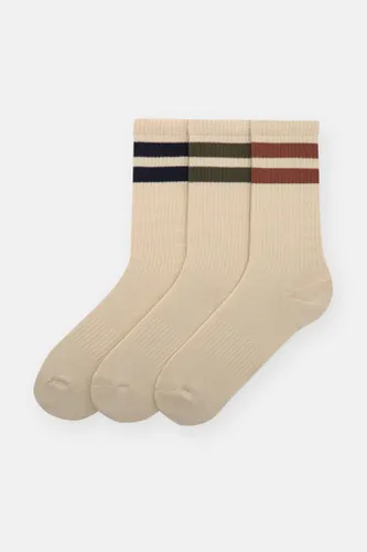 Lot Chaussettes Hautes À Rayures - Pull&Bear - Modalova