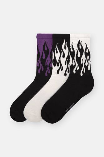 Lot Chaussettes Flammes - Pull&Bear - Modalova