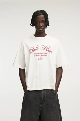 T-Shirt Imprimé Chill Vibes - Pull&Bear - Modalova