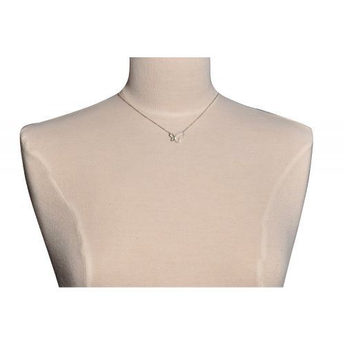 V Collier Papillon et Une Aile de Strass - LES POULETTES BIJOUX - Modalova