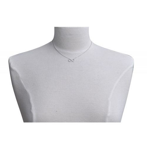 Collier 925 Rhodié Infini - LES POULETTES BIJOUX - Modalova