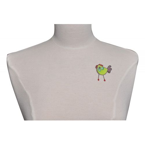 Broche Pin's Poule émaillée - LES POULETTES BIJOUX - Modalova