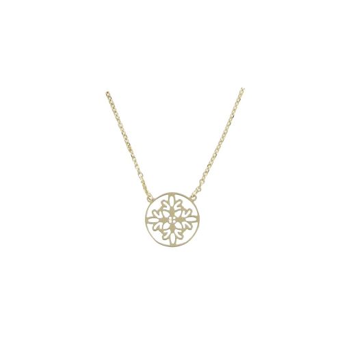 V Collier Cercle en Dentelle Plaqué - LES POULETTES BIJOUX - Modalova