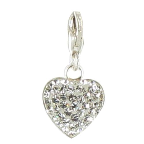 V Charms Coeur et ses Strass Cristal - LES POULETTES BIJOUX - Modalova