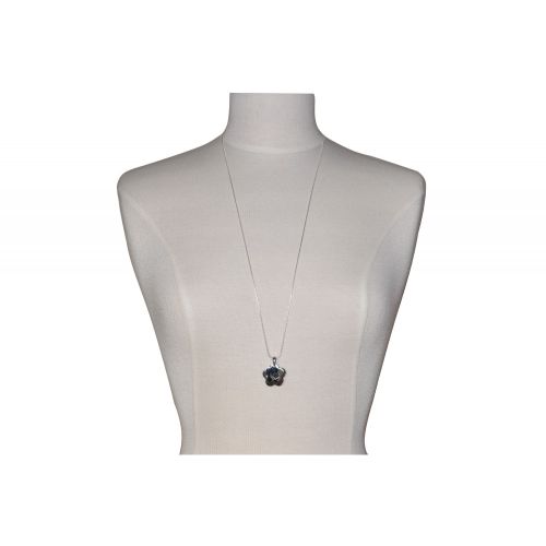 Pendentif Chance Nacre et Argent Nacre Ivoire - LES POULETTES BIJOUX - Modalova