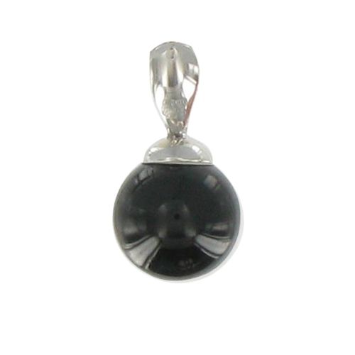 V Pendentif Bille d'Onyx - LES POULETTES BIJOUX - Modalova