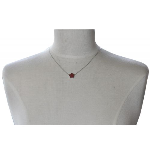 Collier Chance en Argent et Corail - LES POULETTES BIJOUX - Modalova