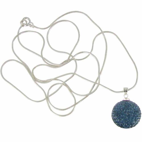 Collier Boule à Facettes Strass Nuit - LES POULETTES BIJOUX - Modalova