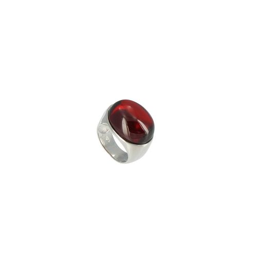 Bague Miroir Argent 925 et Zirconium - taille 50 - LES POULETTES BIJOUX - Modalova