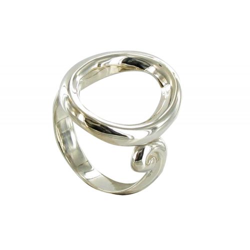 Bague Argent Ovale évidée - taille 62 - LES POULETTES BIJOUX - Modalova