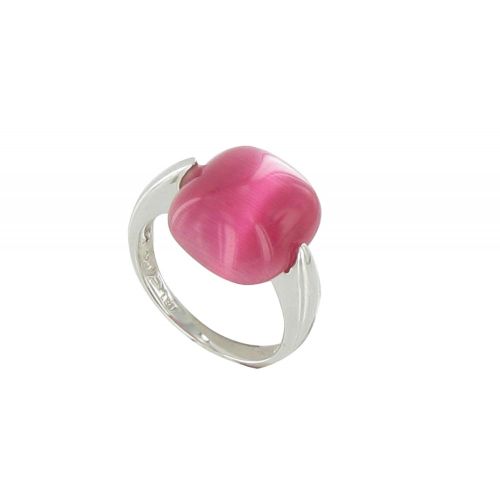 Bague Argent Demi Lune Oeil de Chat - taille 58 - LES POULETTES BIJOUX - Modalova