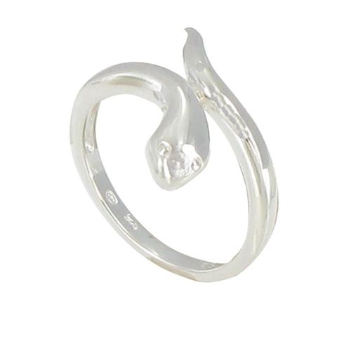 Bague Argent Serpent - taille 54 - LES POULETTES BIJOUX - Modalova