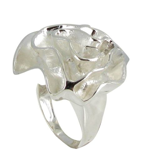 Bague Argent Grosse Fleur - taille 58 - LES POULETTES BIJOUX - Modalova