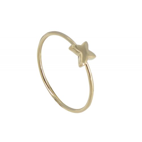 Bague Plaqué Or Mini Papillon - taille 60 - LES POULETTES BIJOUX - Modalova
