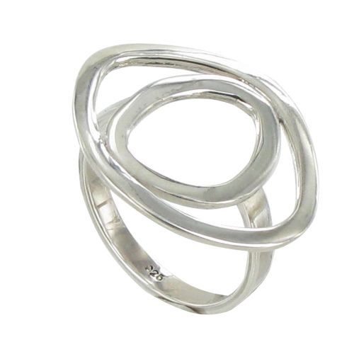 Bague Argent Ellipse - taille 52 - LES POULETTES BIJOUX - Modalova