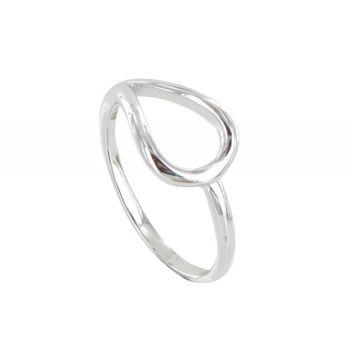 Bague Argent 925 Goutte Evidée - LES POULETTES BIJOUX - Modalova