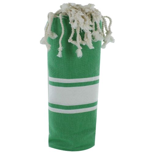BIJOUX - Fouta Drap Plage et Hammam Coton Couleur Prairie - LES POULETTES - Modalova