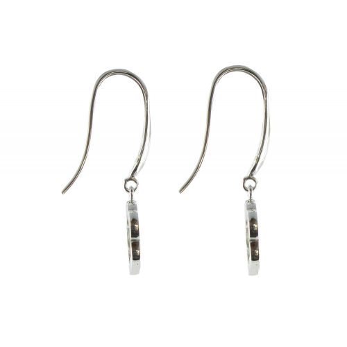 Boucles d'Oreilles Chance Argent et Corail - LES POULETTES BIJOUX - Modalova
