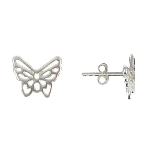 Boucles d'Oreilles Papillon Ajouré en - LES POULETTES BIJOUX - Modalova