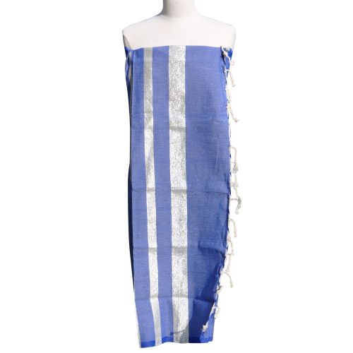 BIJOUX - Fouta Drap Plage et Hammam Coton Rayé Lurex - LES POULETTES - Modalova