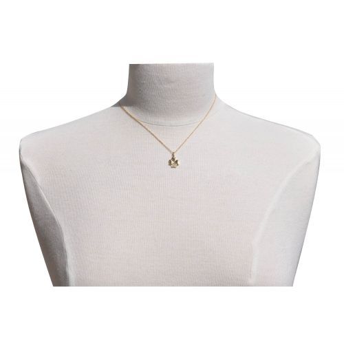 Pendentif Trèfle Plaqué et Une Pétale de Strass - LES POULETTES BIJOUX - Modalova