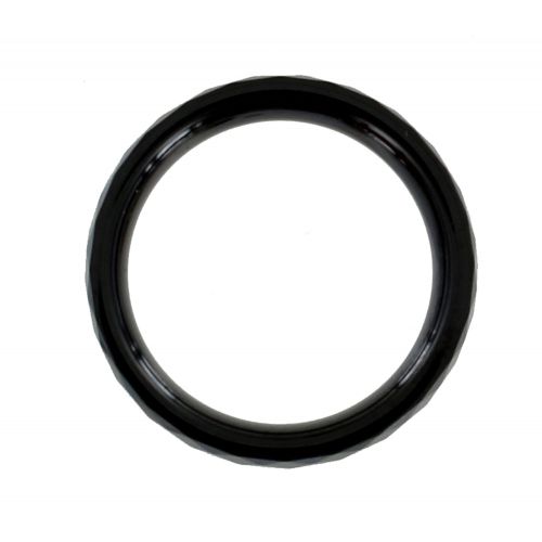 Bague Anneau Large Céramique Facettée - 6mm - taille 50 - LES POULETTES BIJOUX - Modalova