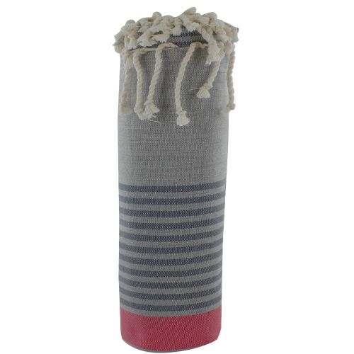 BIJOUX - V Fouta Drap Plage et Hammam Coton Couleur Clair Rayé Gr - LES POULETTES - Modalova