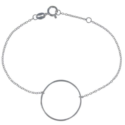 Bracelet 925 Grand Cercle Fin - LES POULETTES BIJOUX - Modalova
